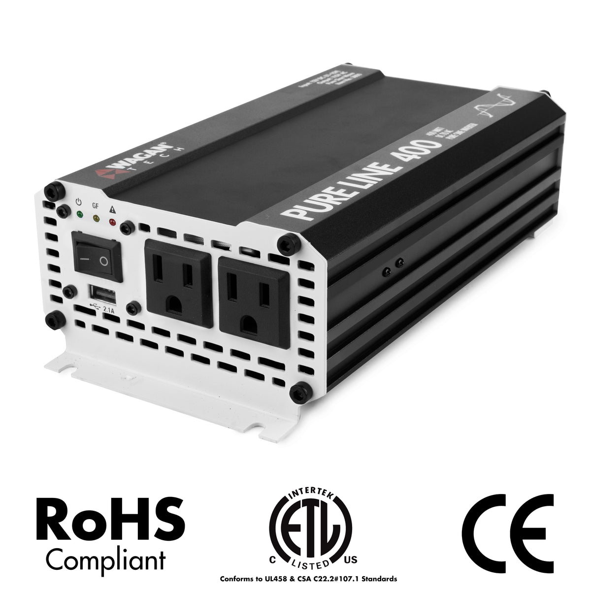 Pure Line 400W Inverter | Power Inverter | Wagan Tech | Wagan