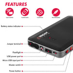 iOnBoost Slim - Wagan Tech - Battery Power Bank - Jump Starter - Battery Booster - USB - LED -17