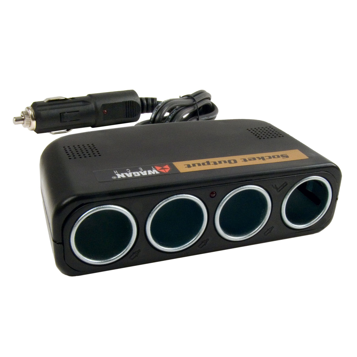 4 port cigarette lighter adapter Way Car Socket Splitter USB Fast Charger Power 12V it charges an iPhone 16 to 89% in just 40 minutes GemCoo 4 Port USB Car