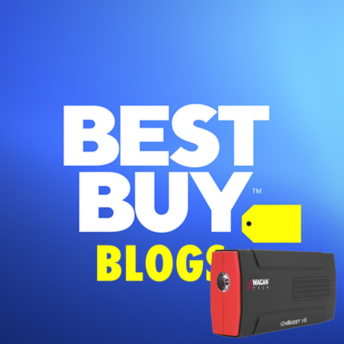 "Review: Wagan Tech’s IonBoost V8 – Charges up Everything!" Best Buy Blogs about our iOnBoost V8 (#7502)