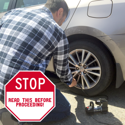How to Safely Inflate a Tire