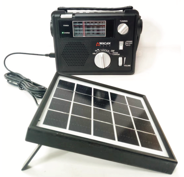 Multiband Radio & MP3 w/Solar