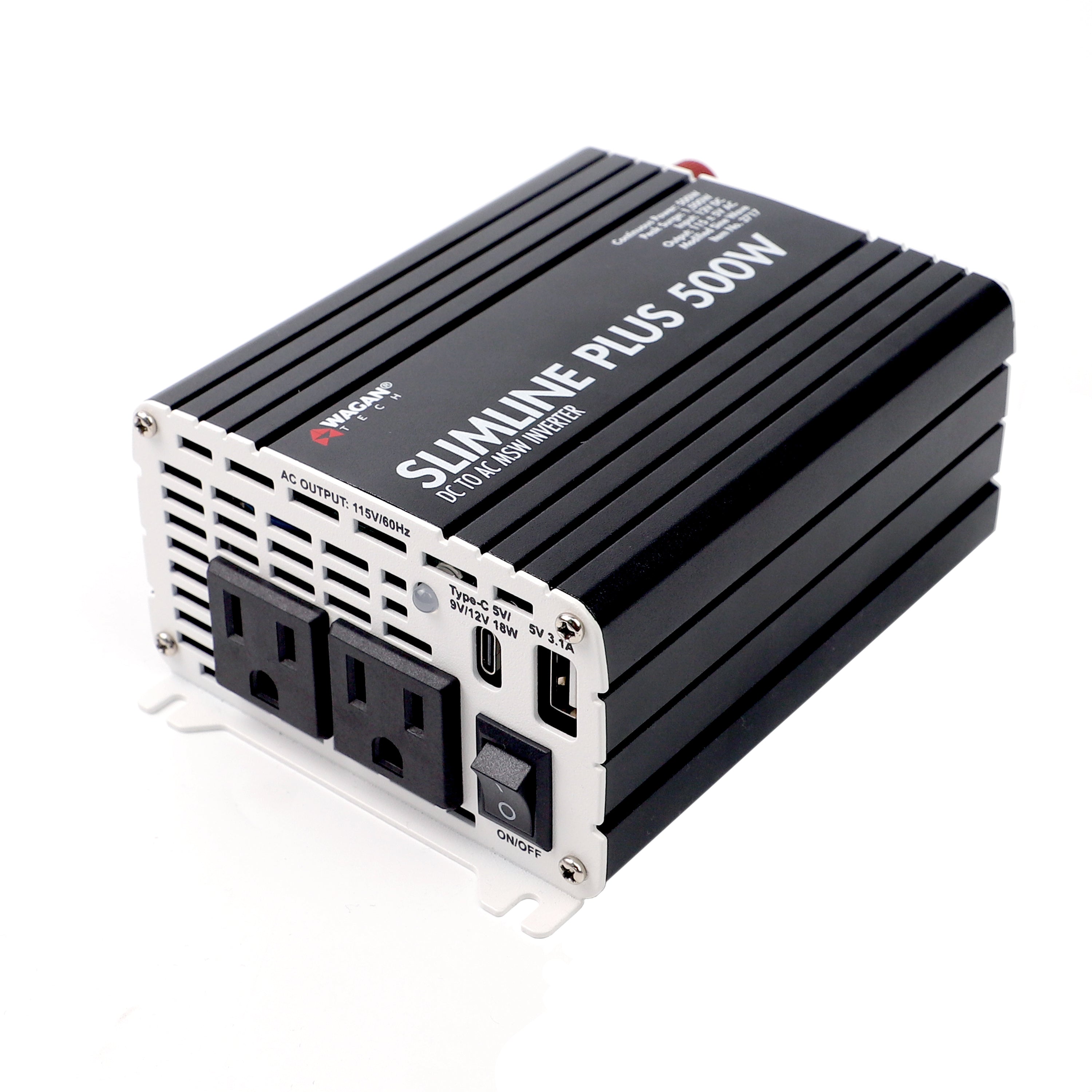SlimLine Plus 500 Watt Power Inverter  (MSW)