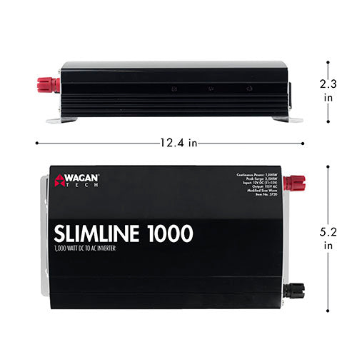 SlimLine AC Inverter 1000 Watt (MSW)
