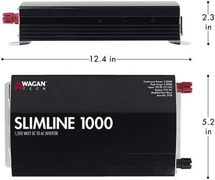 SlimLine AC Inverter 1000 Watt (MSW)