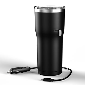 12V Travel Heated Mug - Black