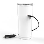 12V Travel Heated Mug - White