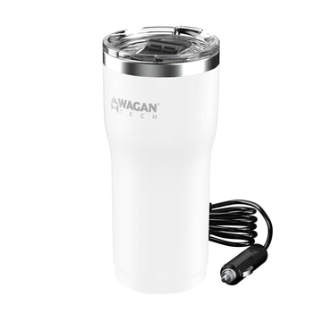 12V Travel Heated Mug - White