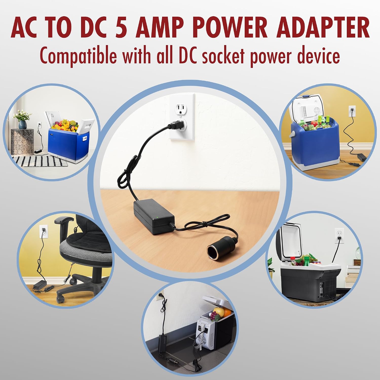 AC to DC 10 Amp Power Adapter
