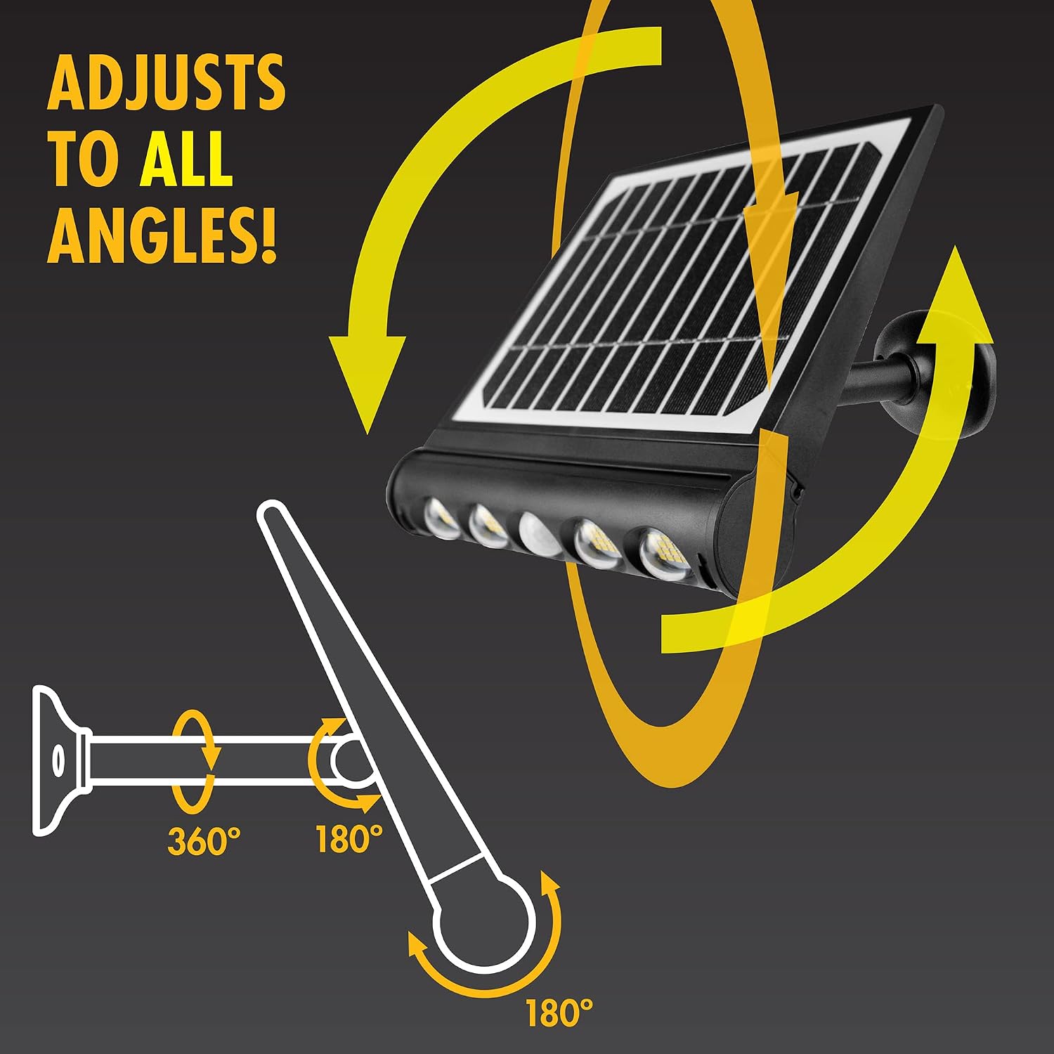 In & Out Detachable Solar Wall Light
