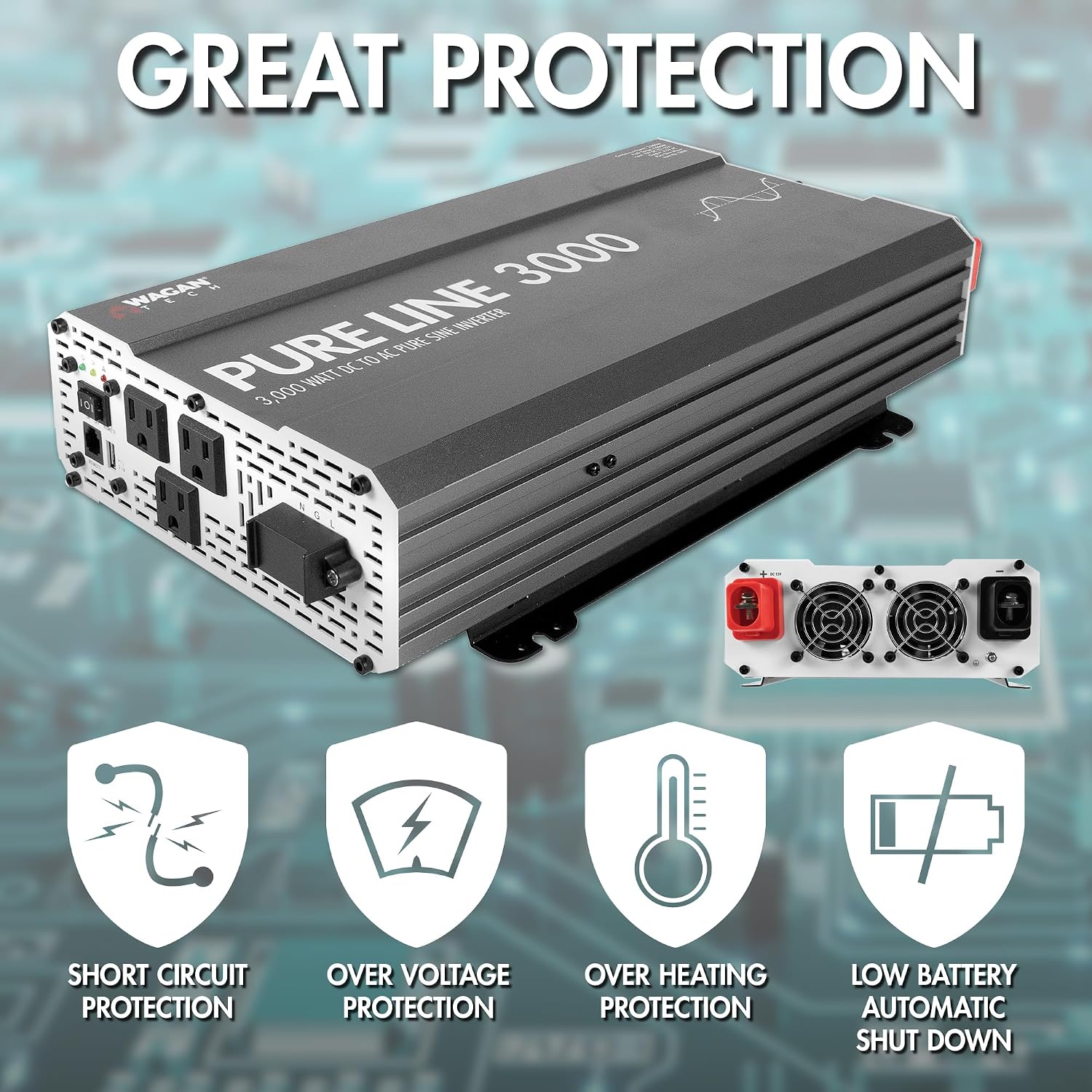 Pure Line Inverter 3000 Watt (PSW)