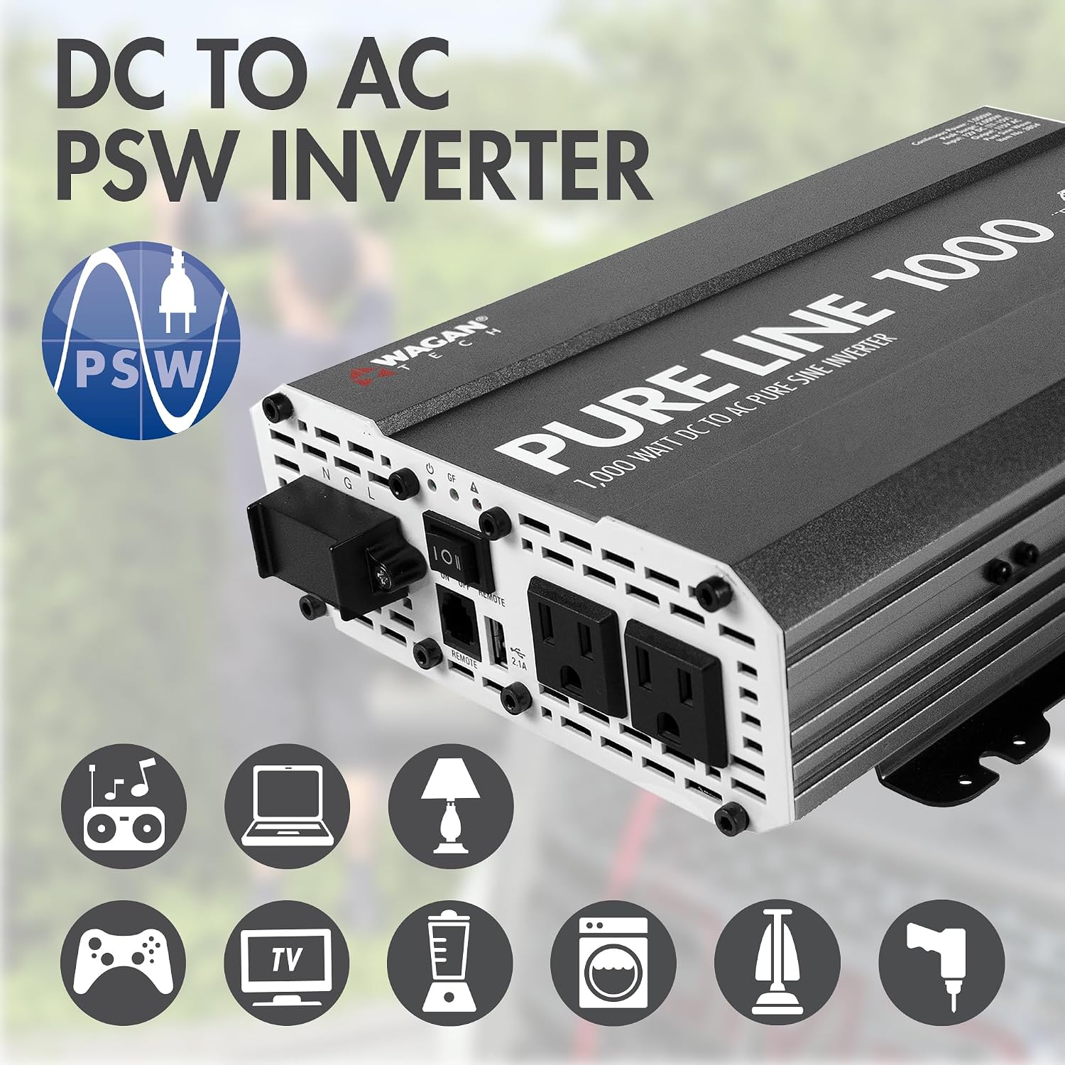 Pure Line Inverter 1000 Watt (PSW)