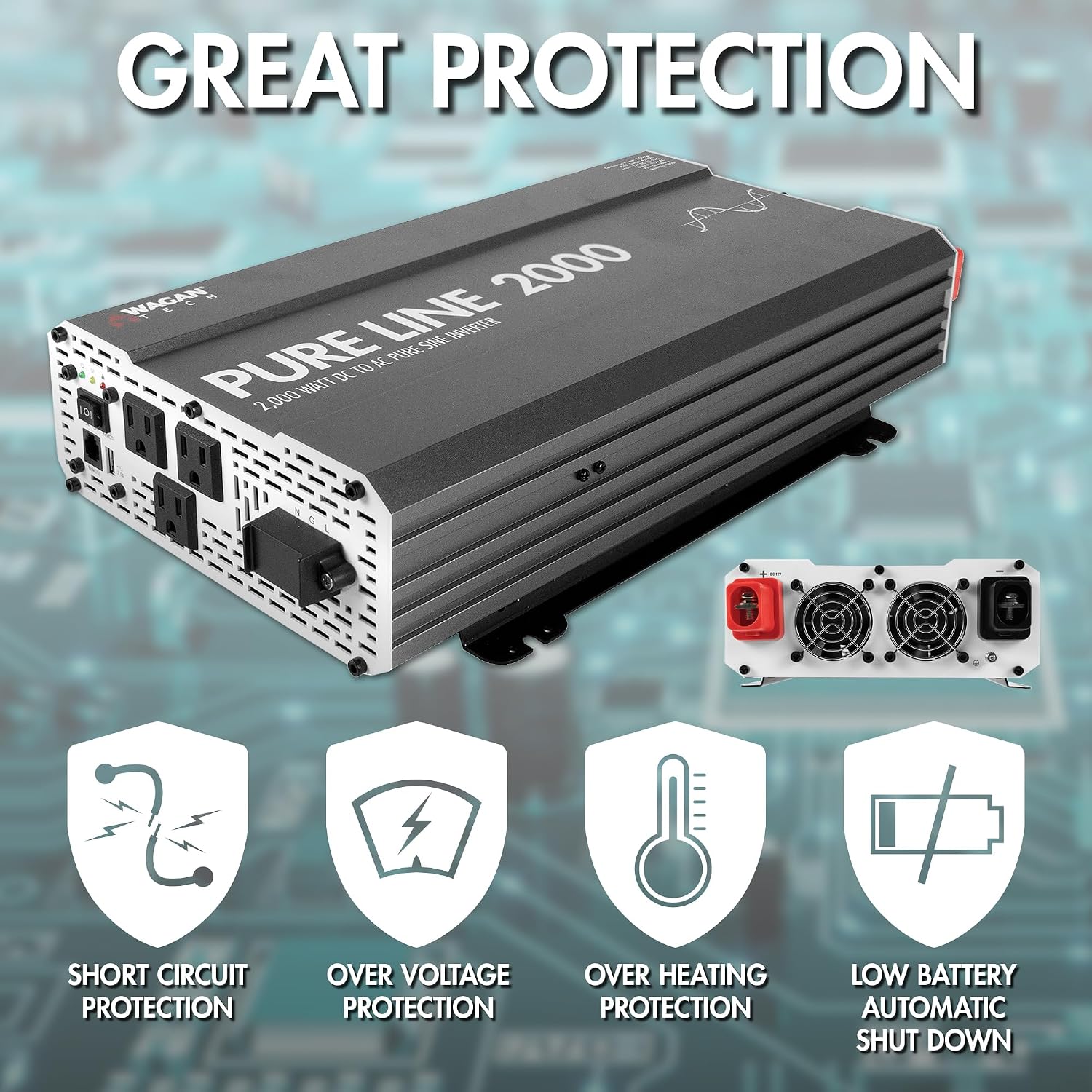 Pure Line Inverter 2000 Watt (PSW)