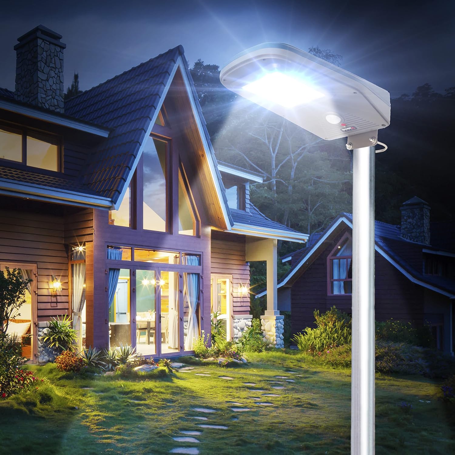 Solar + LED Floodlight 2000