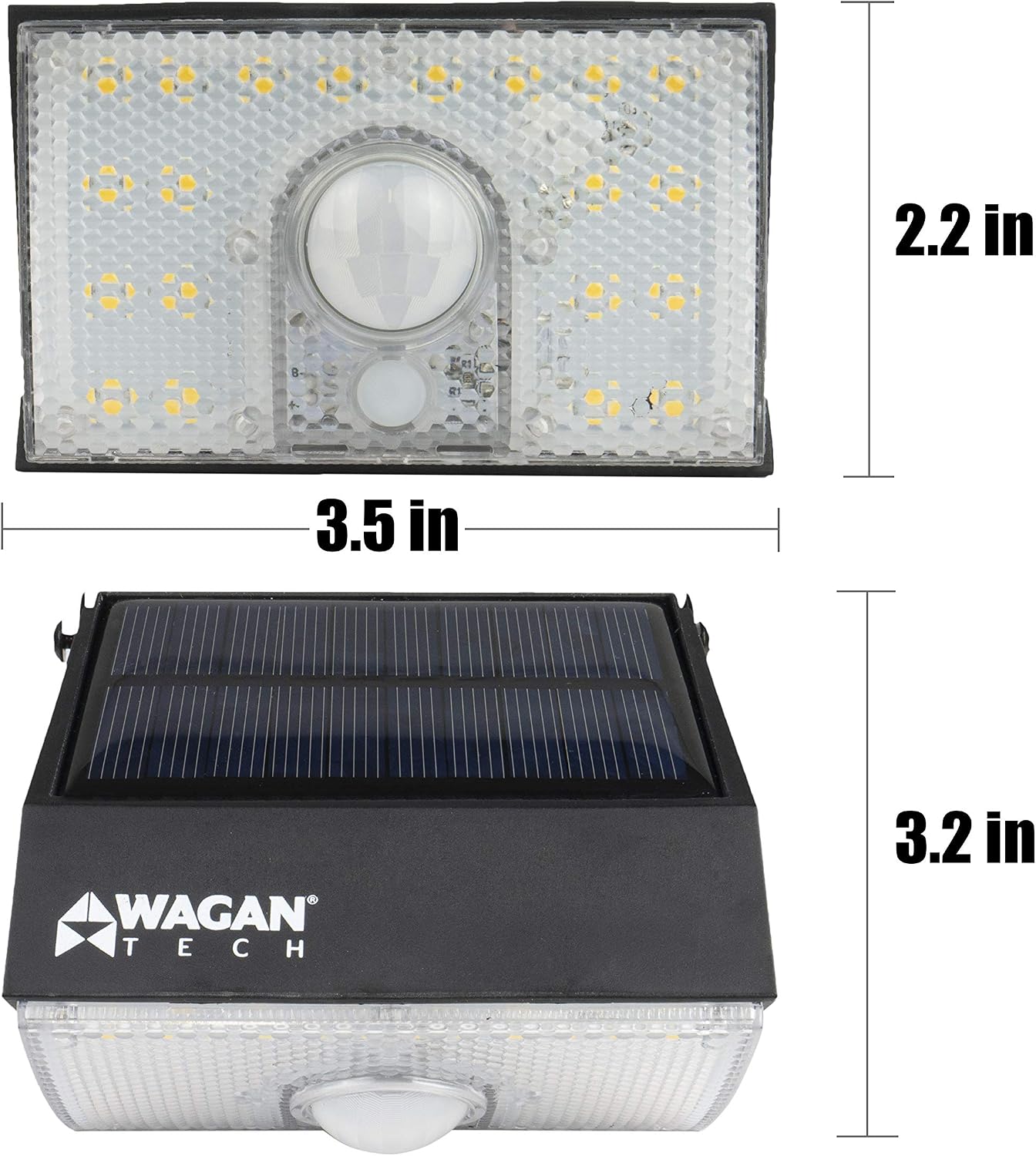 1000 Lumen Solar Wall LED Light
