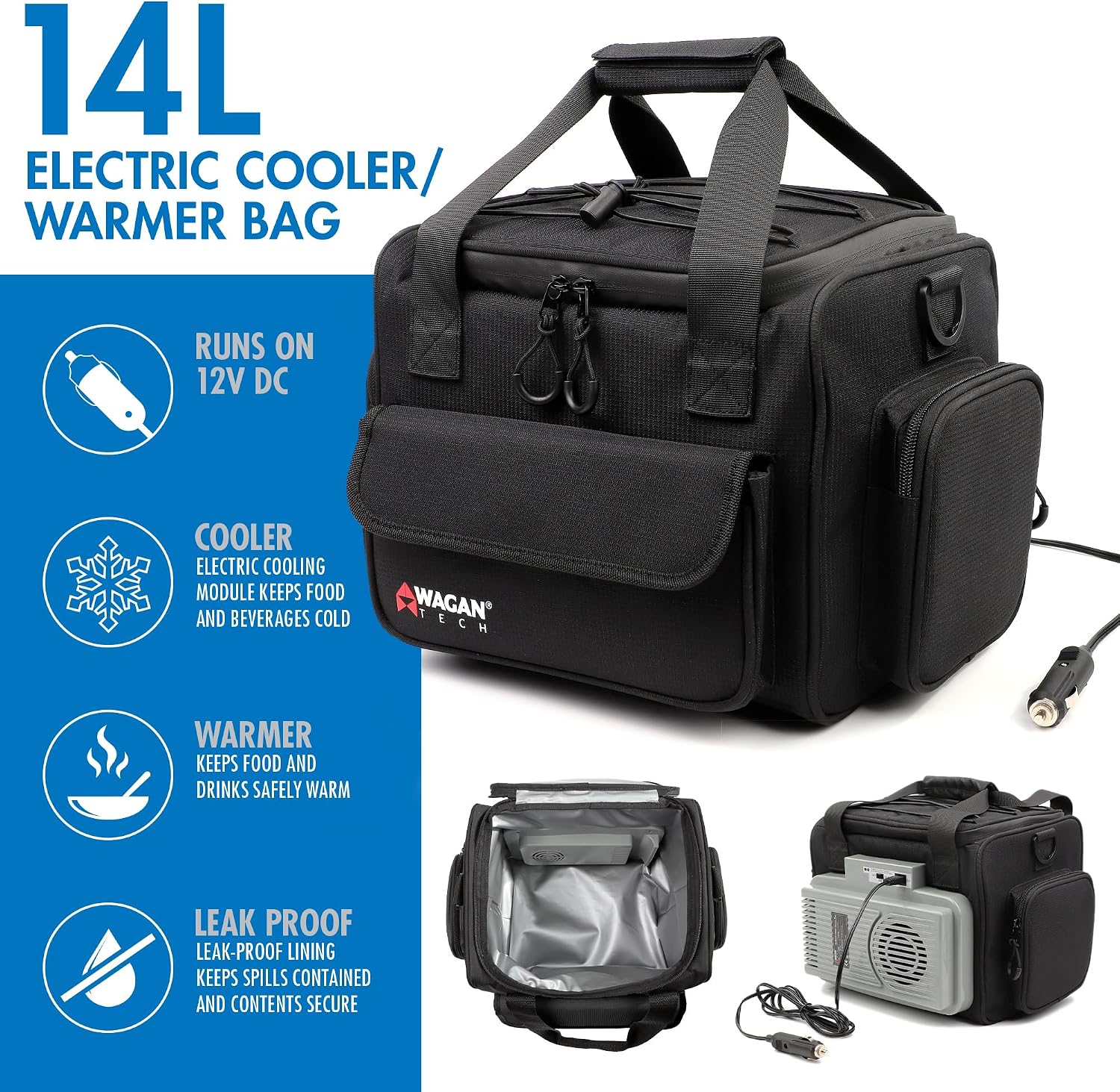 14L Electric Cooler/Warmer Bag