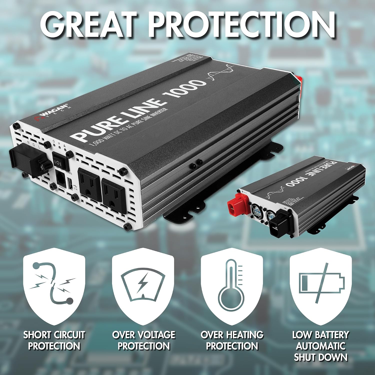Pure Line Inverter 1000 Watt (PSW)