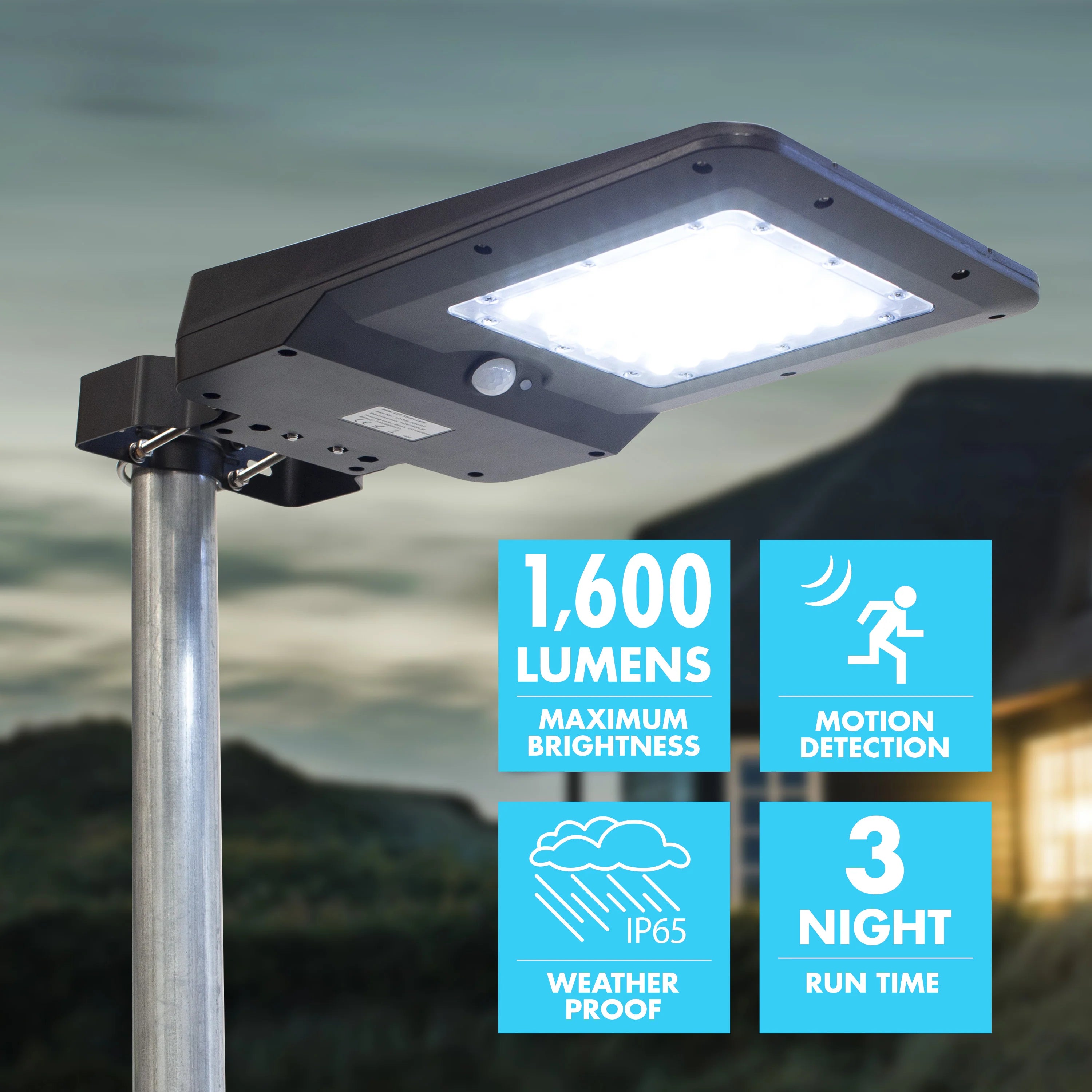 Solar + LED Floodlight 1600