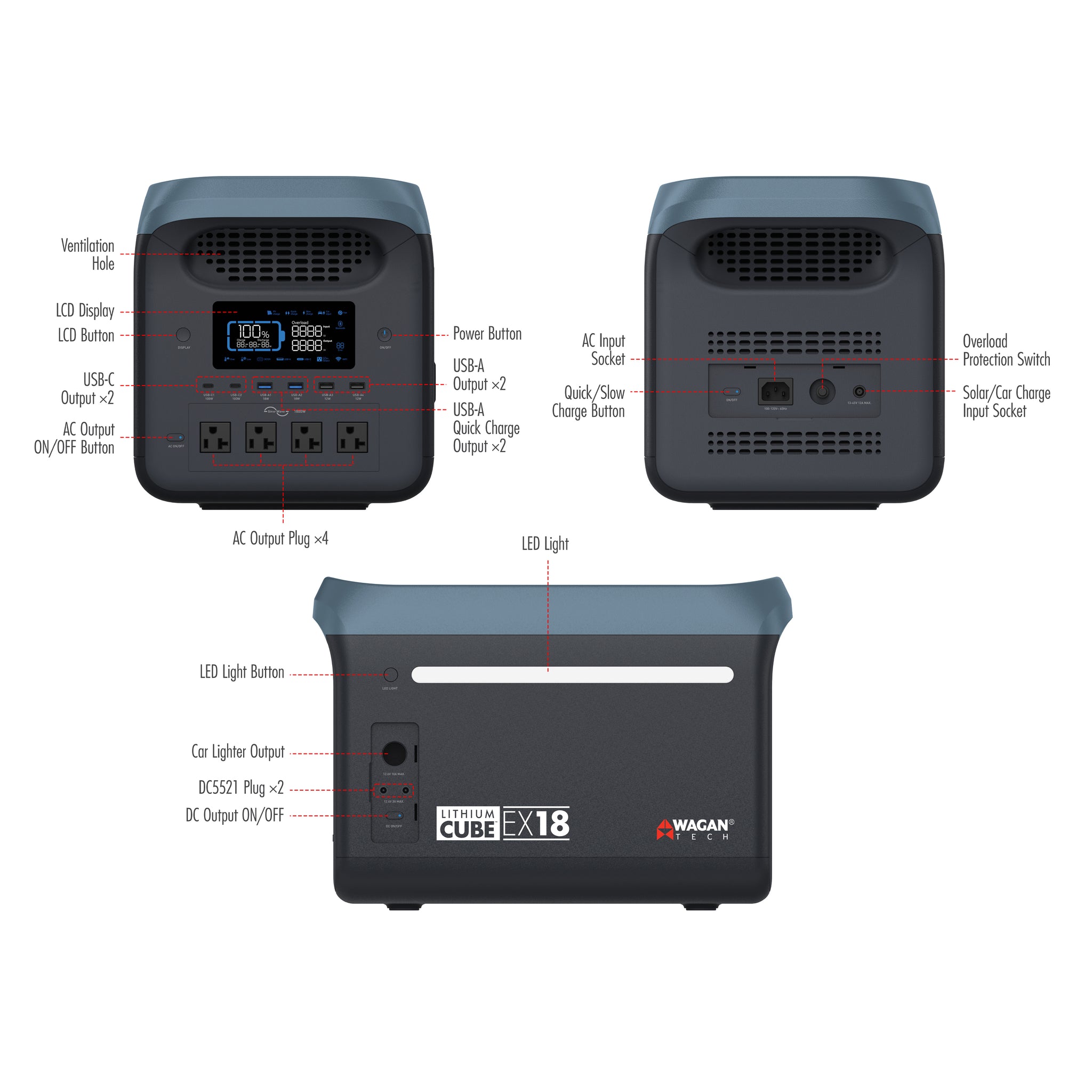Wagan Tech Lithium Cube™ EX18 | Wagan Corporation