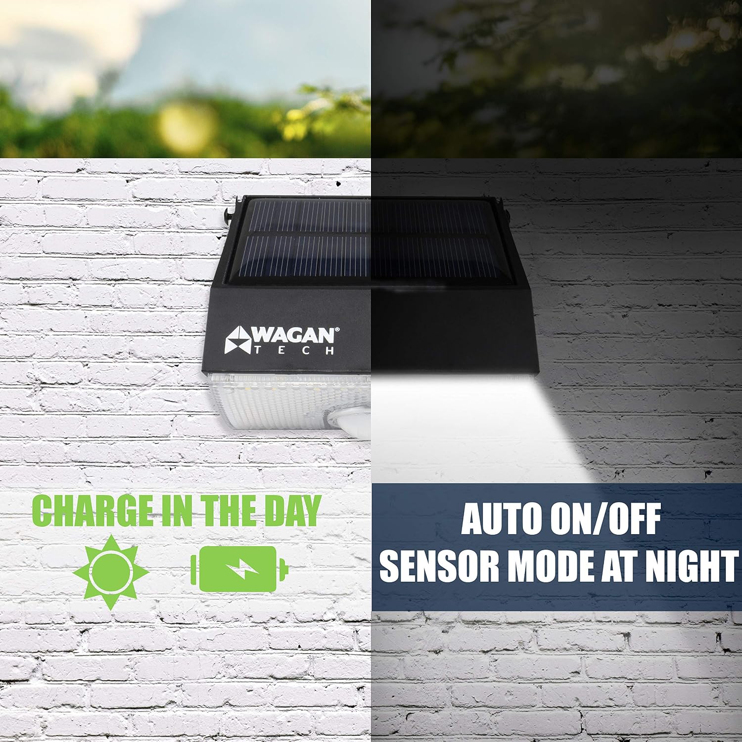 1000 Lumen Solar Wall LED Light