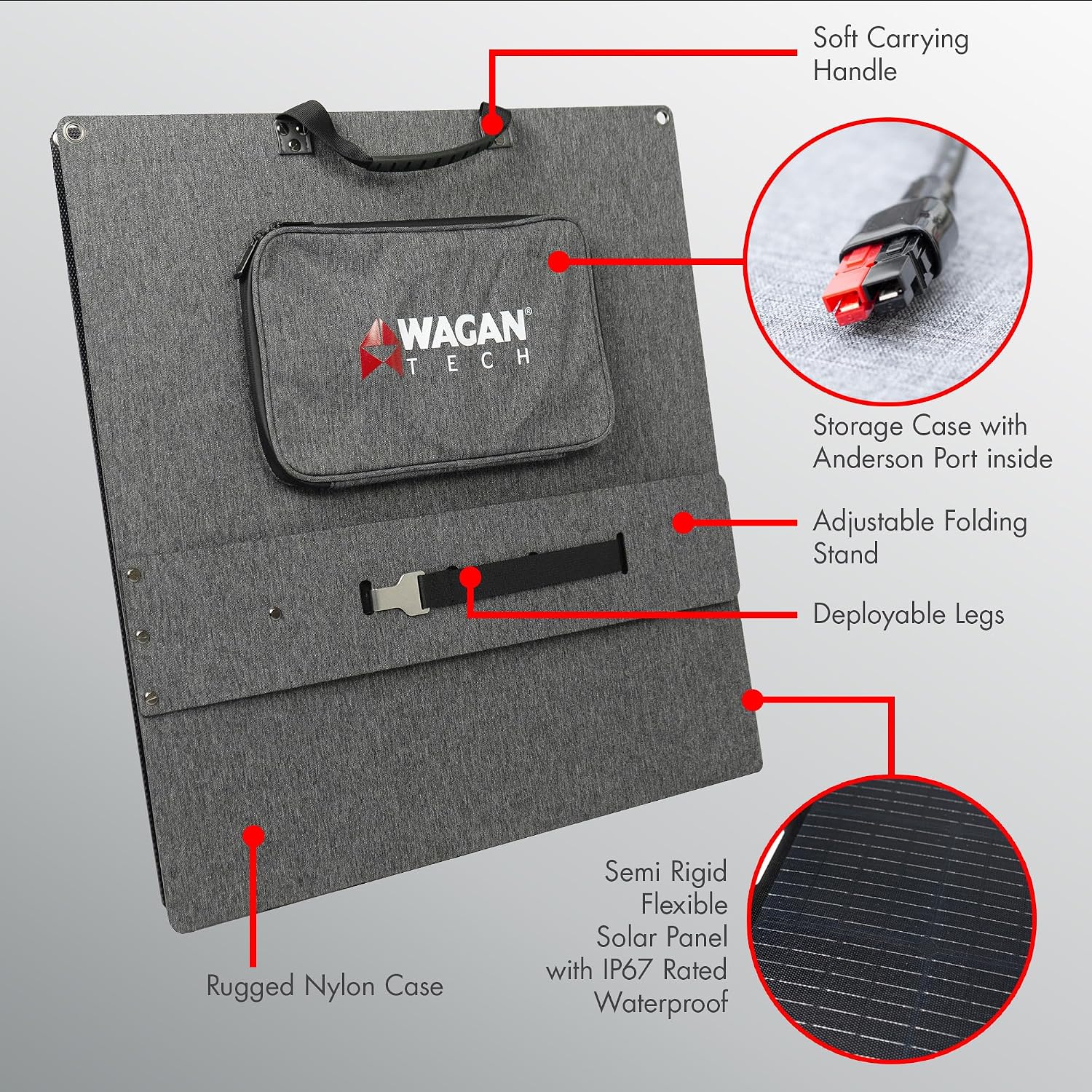 100W Folding Solar Panel