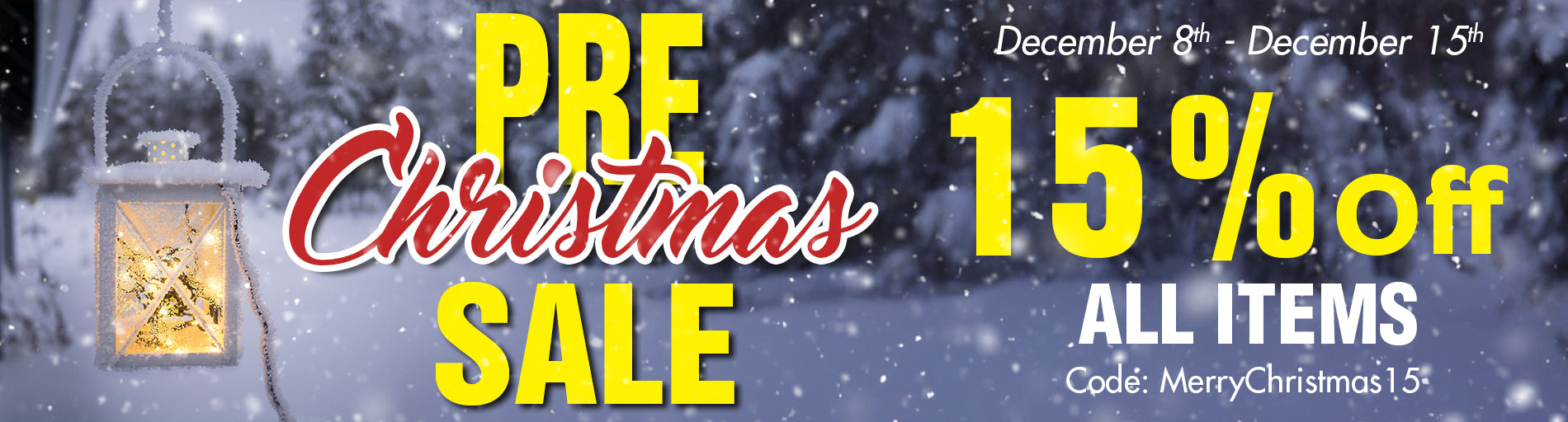 Pre christmas sale 2025