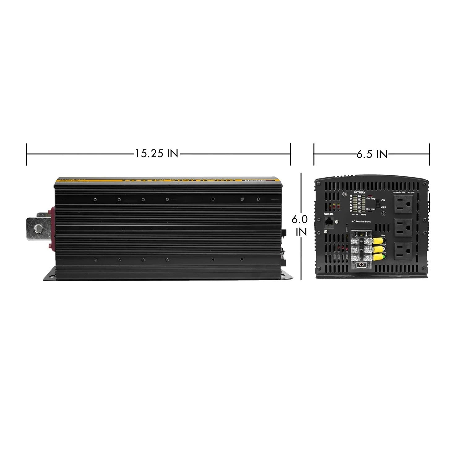 ProLine™ 5,000 Watt (MSW) Power Inverter