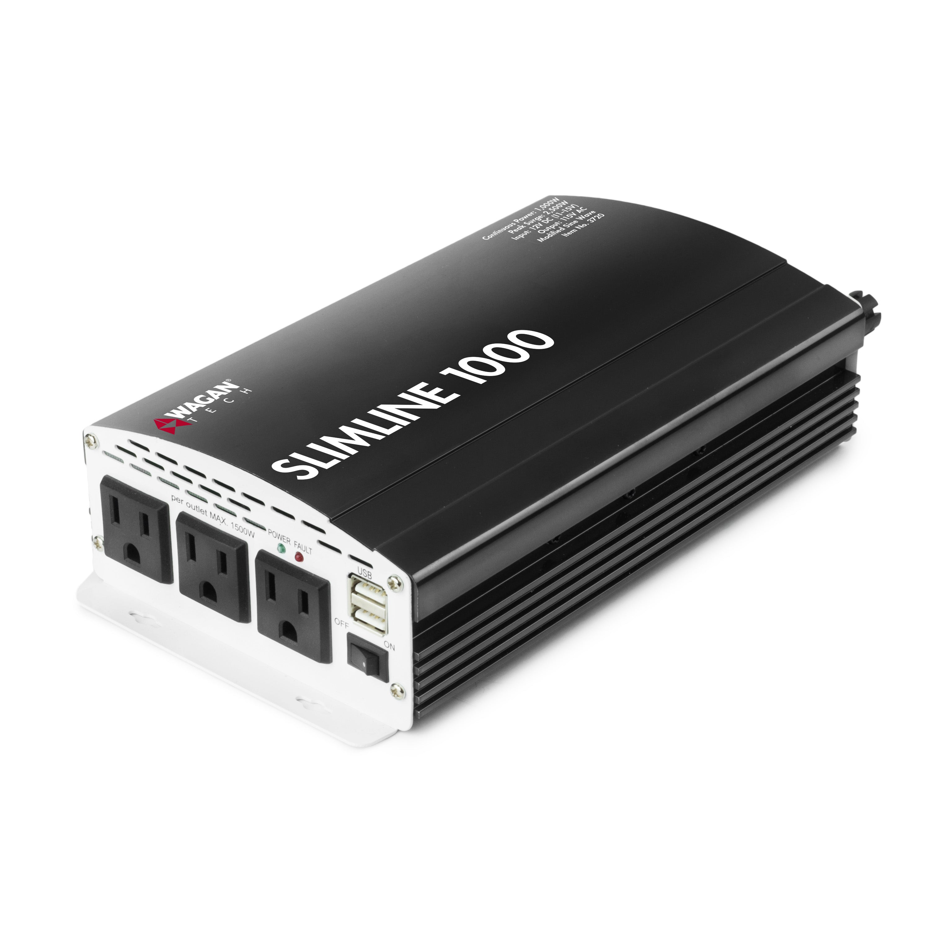 Wagan Tech - SlimLine AC Inverter - 1000 watts -1