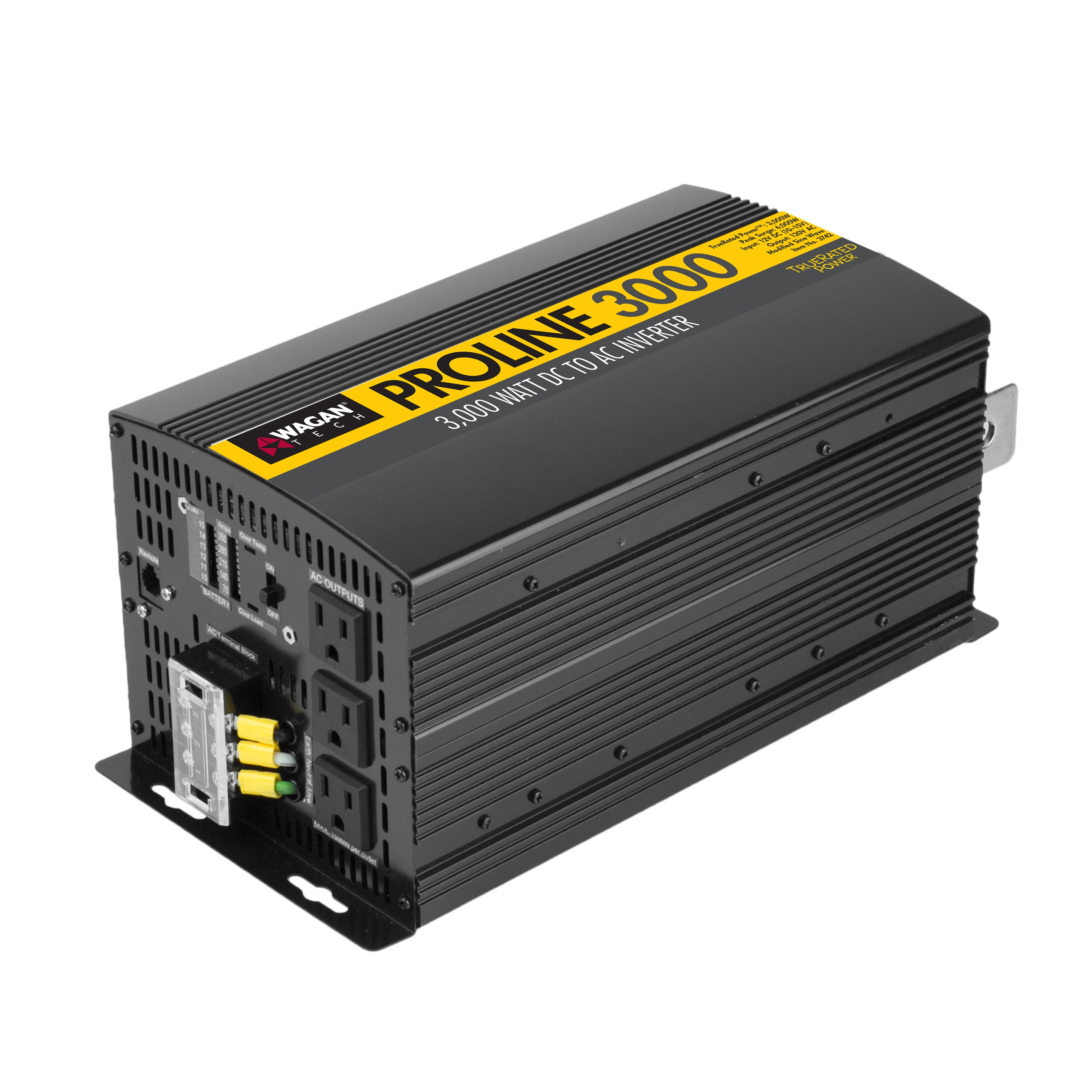 Wagan Tech - Inverters - Proline 3000 Watt - bladed front