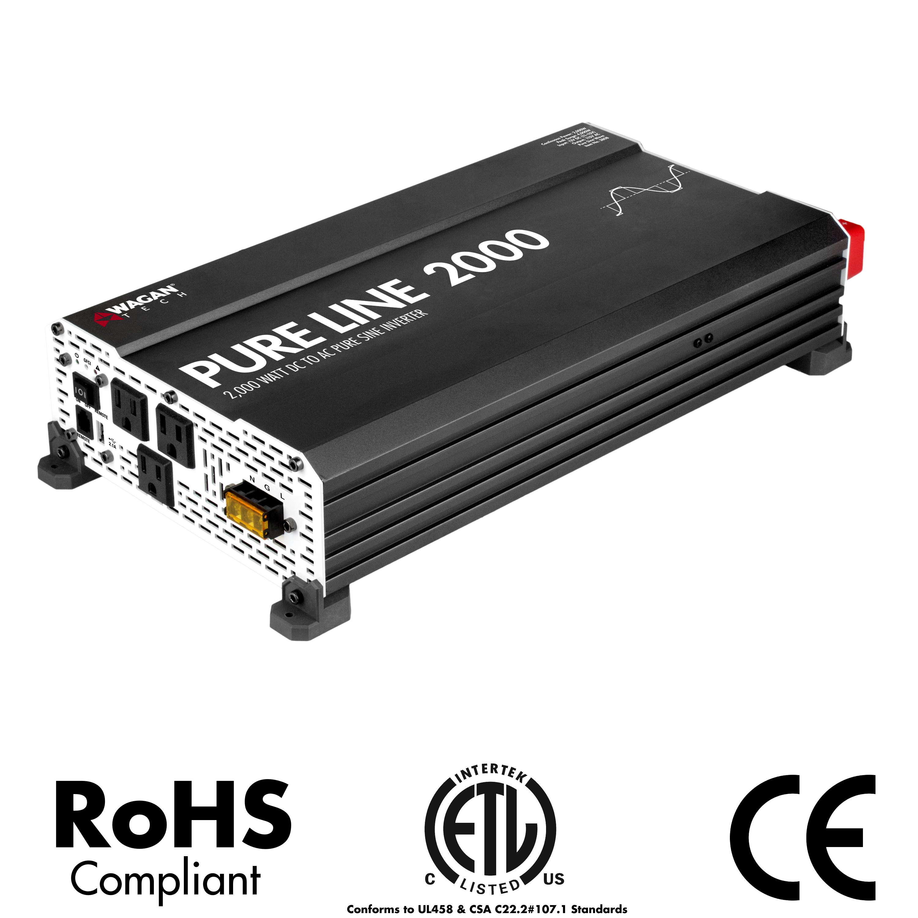 Wagan Tech - Pure Line 2Kw Inverter -1