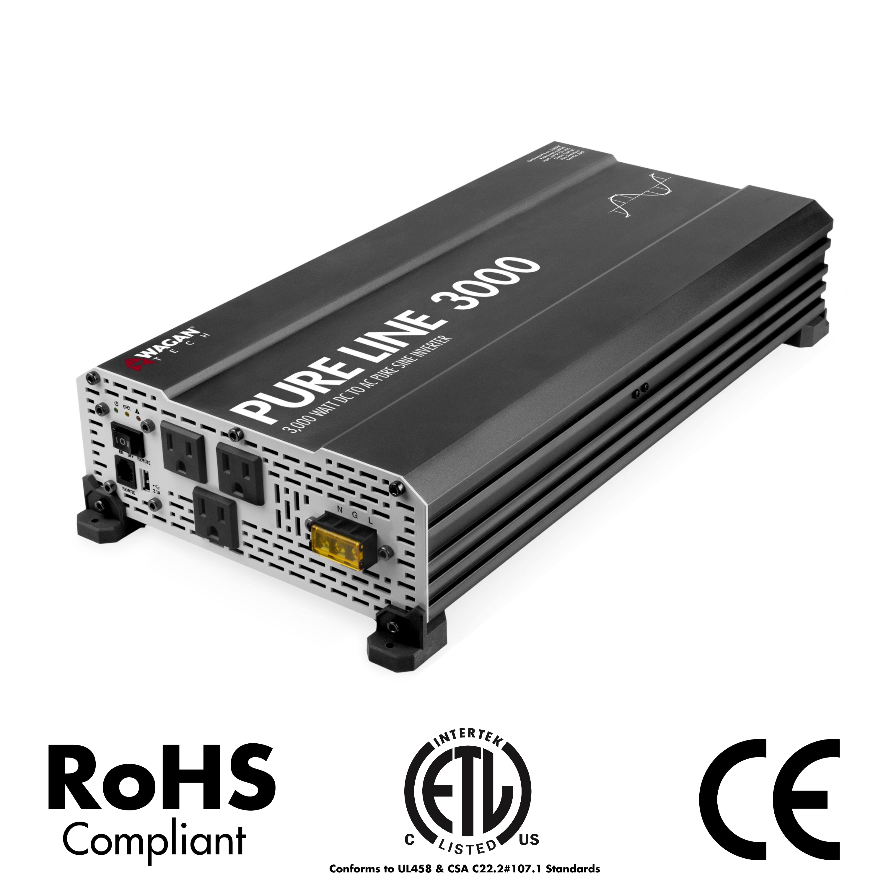 Wagan Tech - Pure Line 3Kw Inverter -1