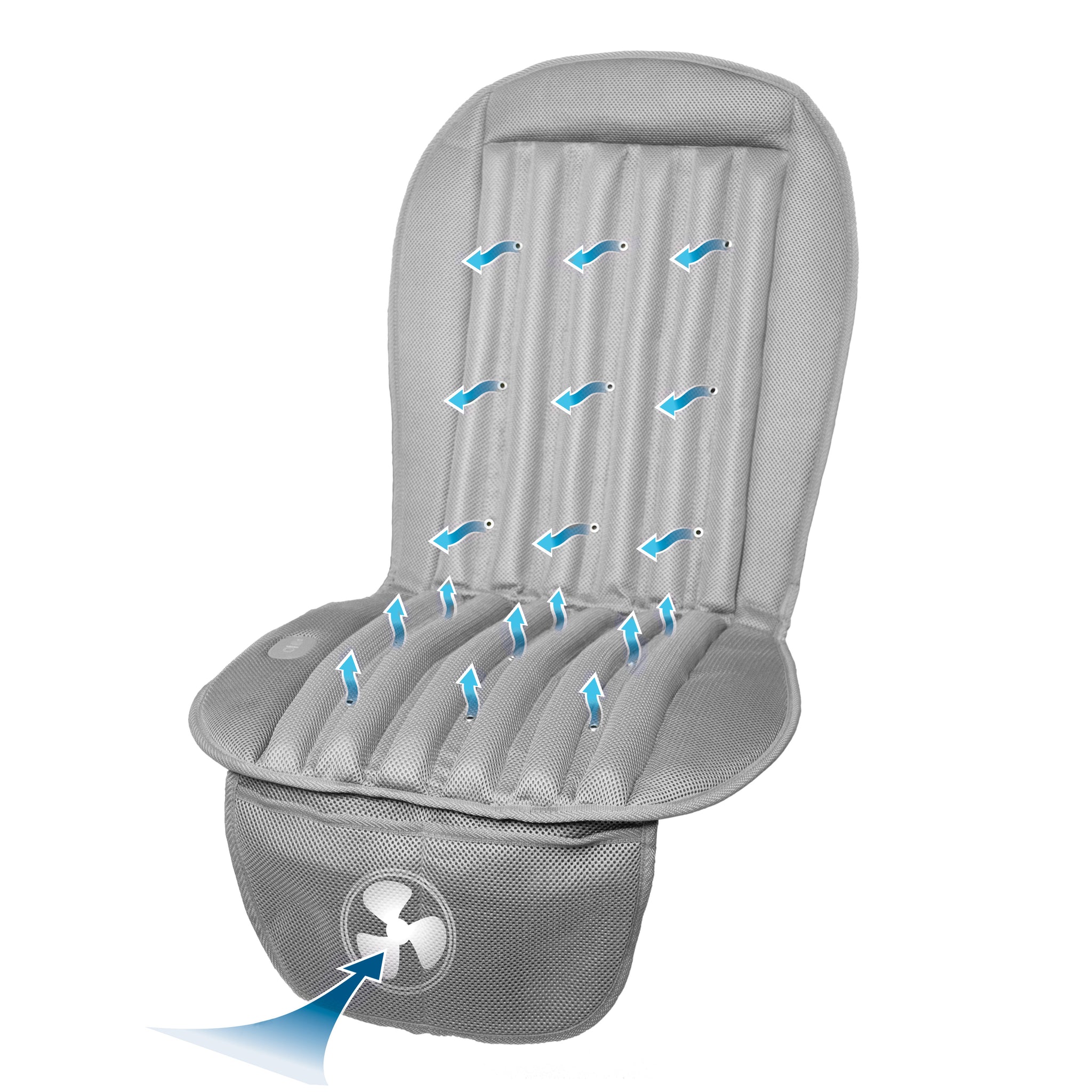 Yoone Car Seat Cooling Cushion Breathable Ventilation Mat Waist