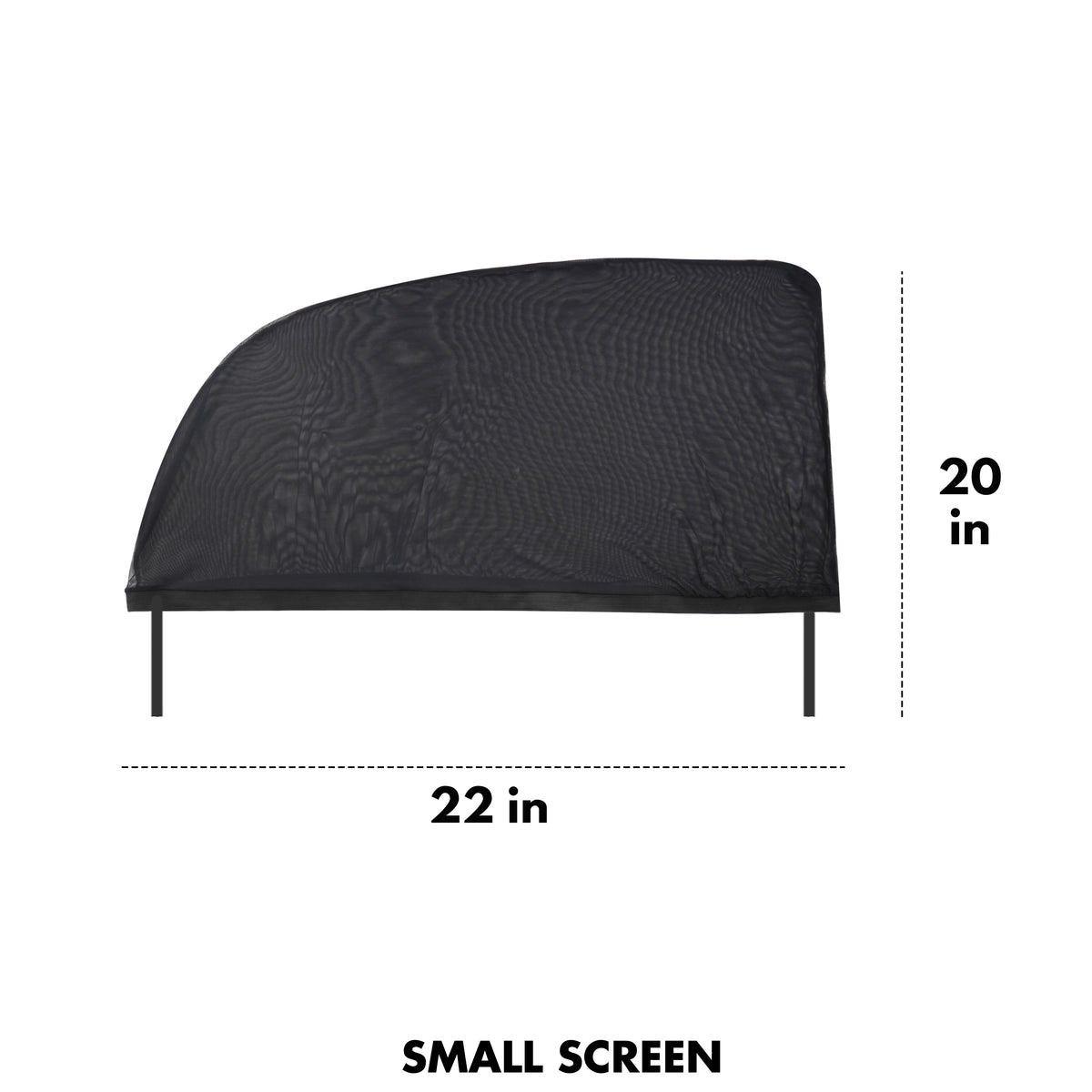 Wagan Tech Easy Air Auto Screen – Small Size, Bug & Sun Barrier For Car Windows 9 thumbnail image