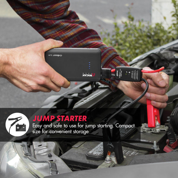 iOnBoost Slim - Wagan Tech - Battery Power Bank - Jump Starter - Battery Booster - USB - LED -13