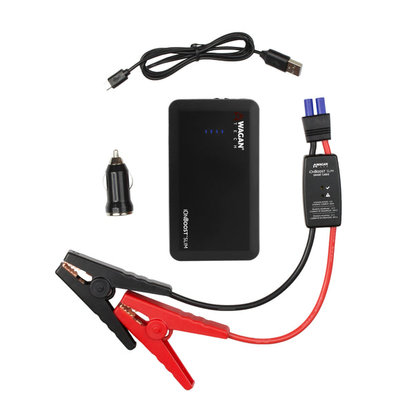 iOnBoost Slim - Wagan Tech - Battery Power Bank - Jump Starter - Battery Booster - USB - LED -4