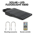 Solar + LED Floodlight 4800